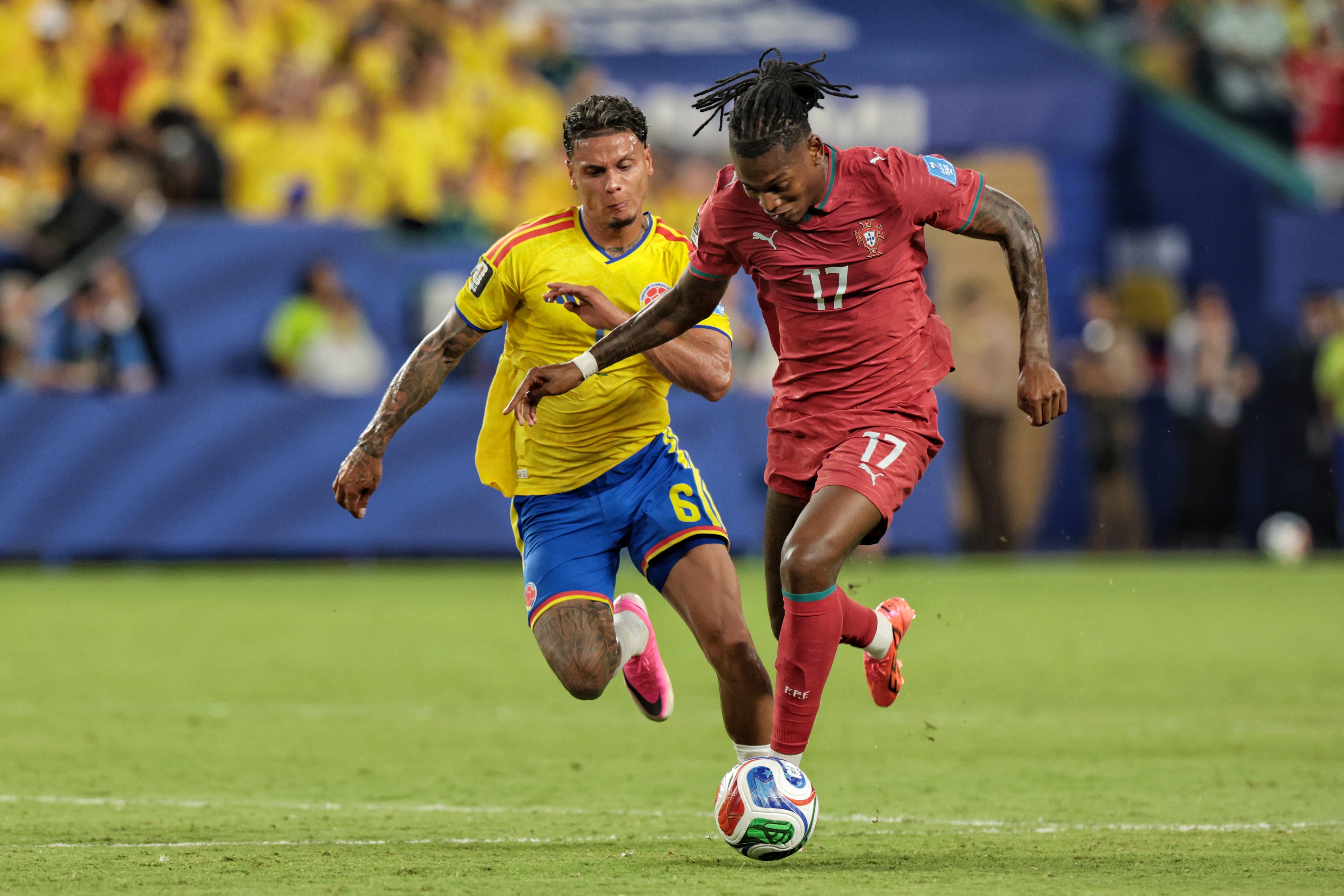 Juego entre Colombia vs Portugal. / foto John Durán