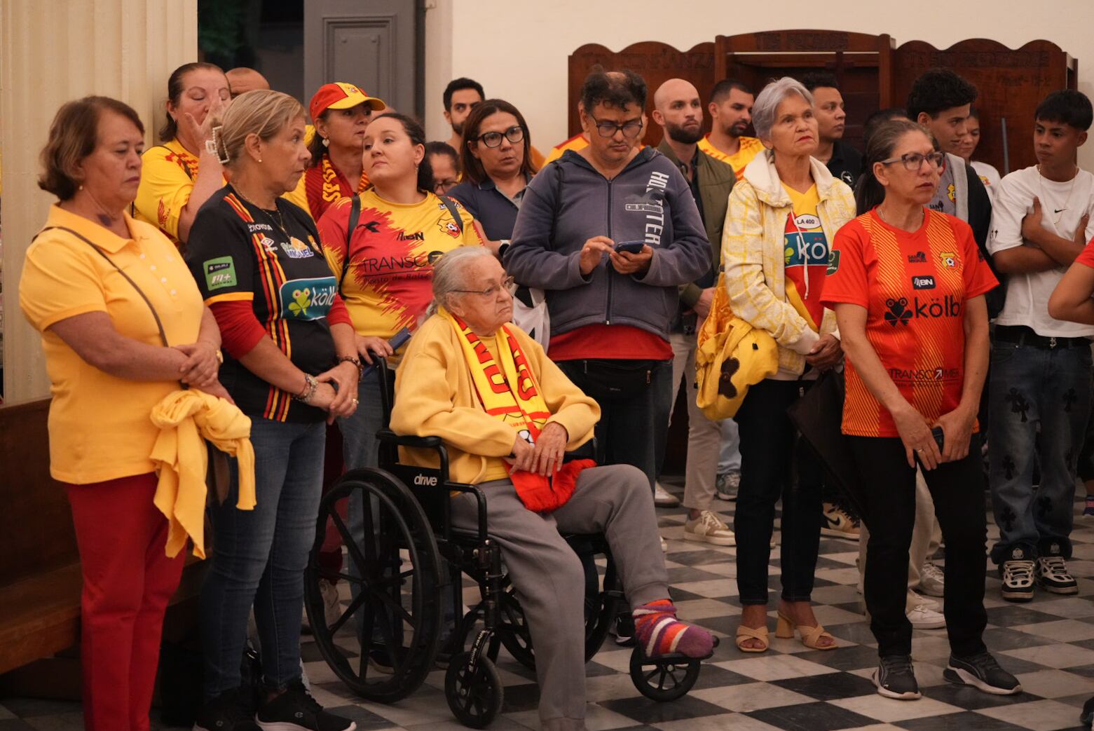 12/06/2025. Misa en celebración a los 104 años del Club Sport Herediano. Iglesia la Inmaculada, Heredia. Fotografía: Lilly Arce.