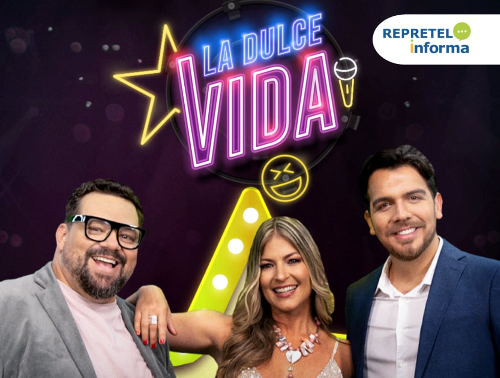 La dulce vida, segunda temporada, Repretel. Viviana Calderón, Gustavo Gambao y Edson Picado.