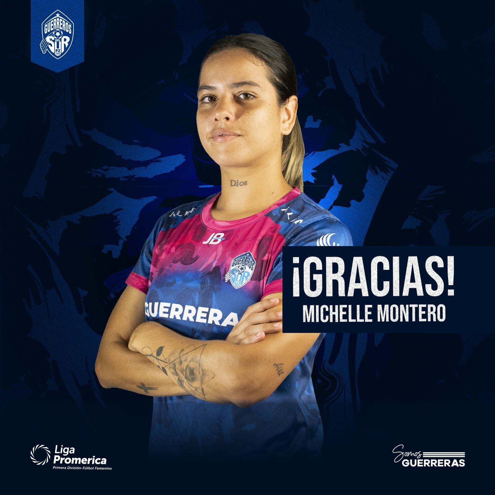 Michelle Montero ya no forma parte del Pérez Zeledón. Prensa PZ.