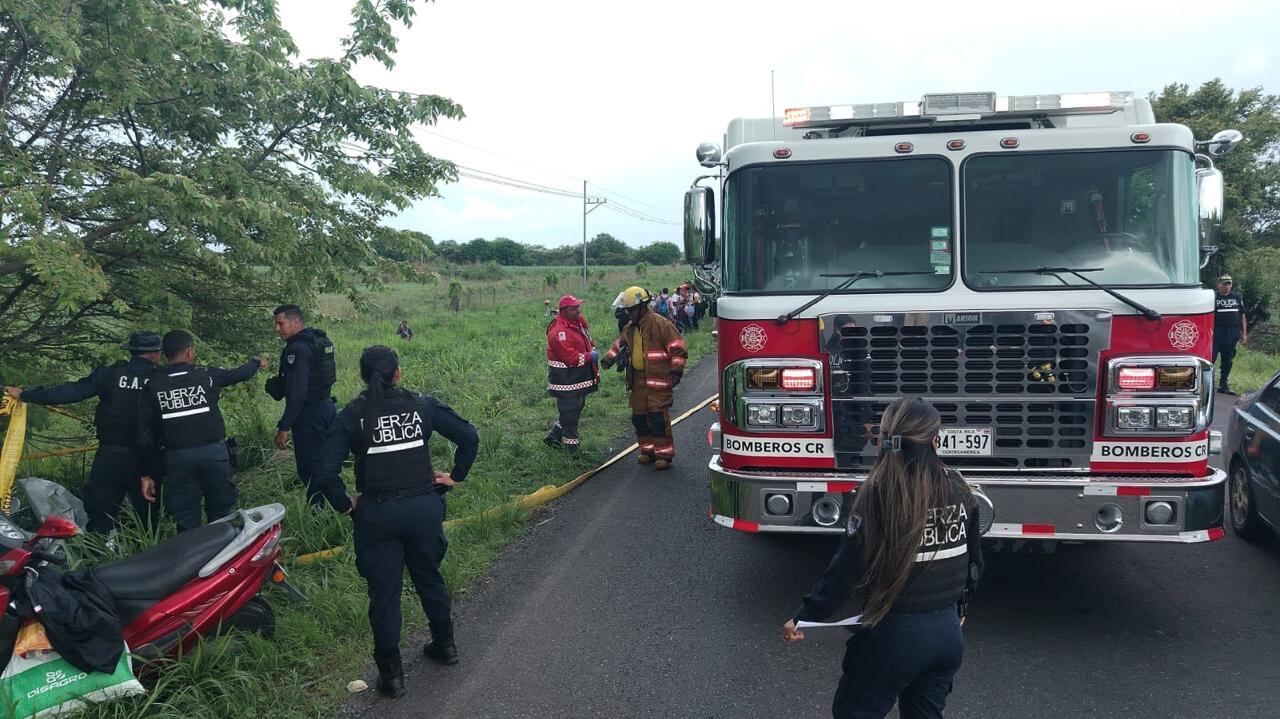accidente bus en cañas dulces de Liberia