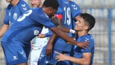 El tico Fabricio Venegas anota gol en Europa y festeja como Cristiano Ronaldo