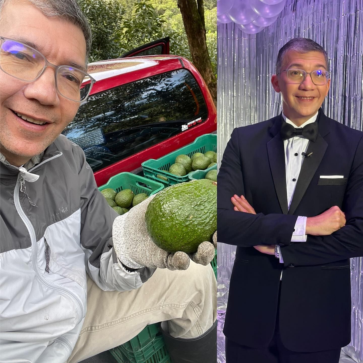 Edgar Silva, periodista y productor de café y aguacate.