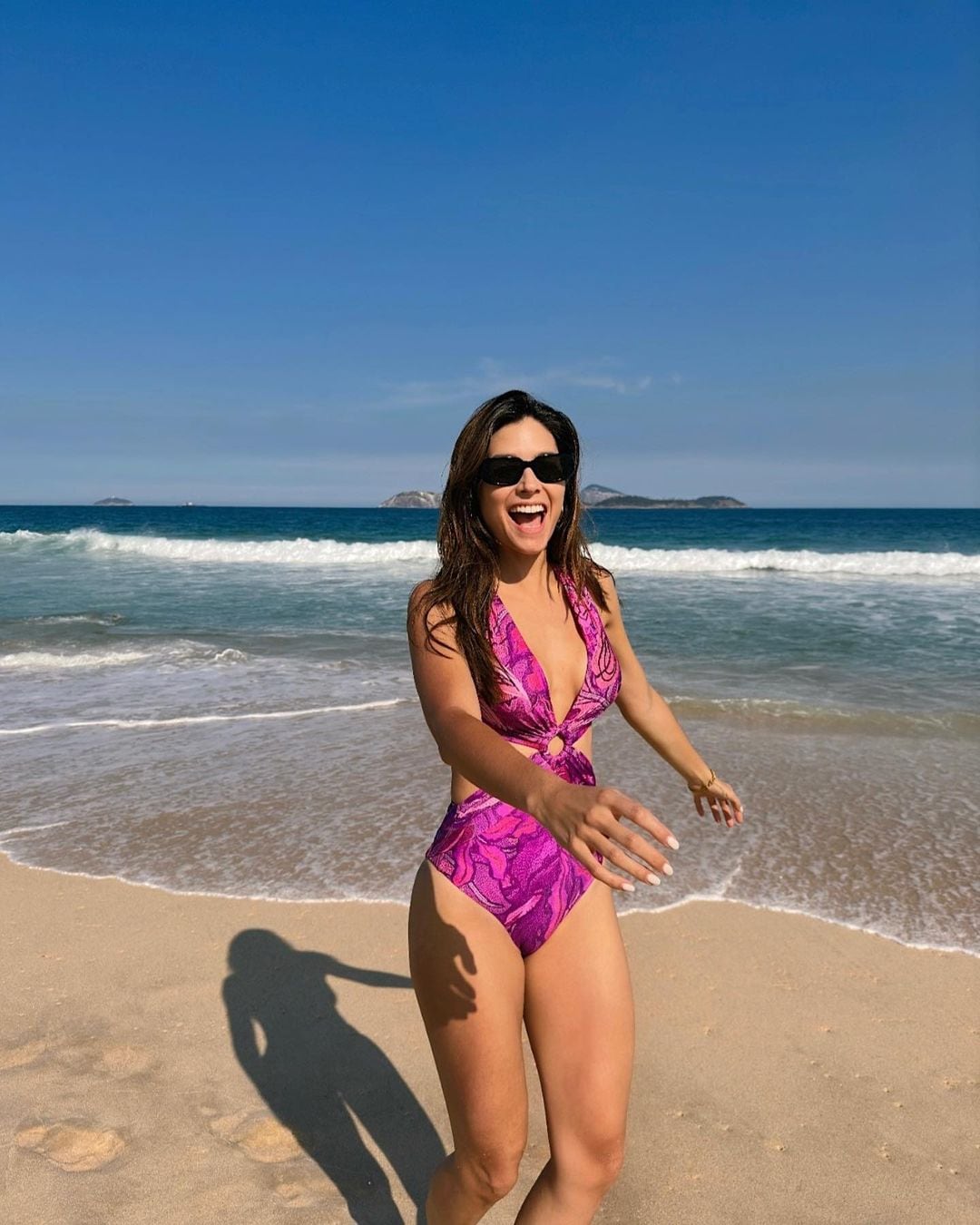 María González es presentadora de televisión y modelo