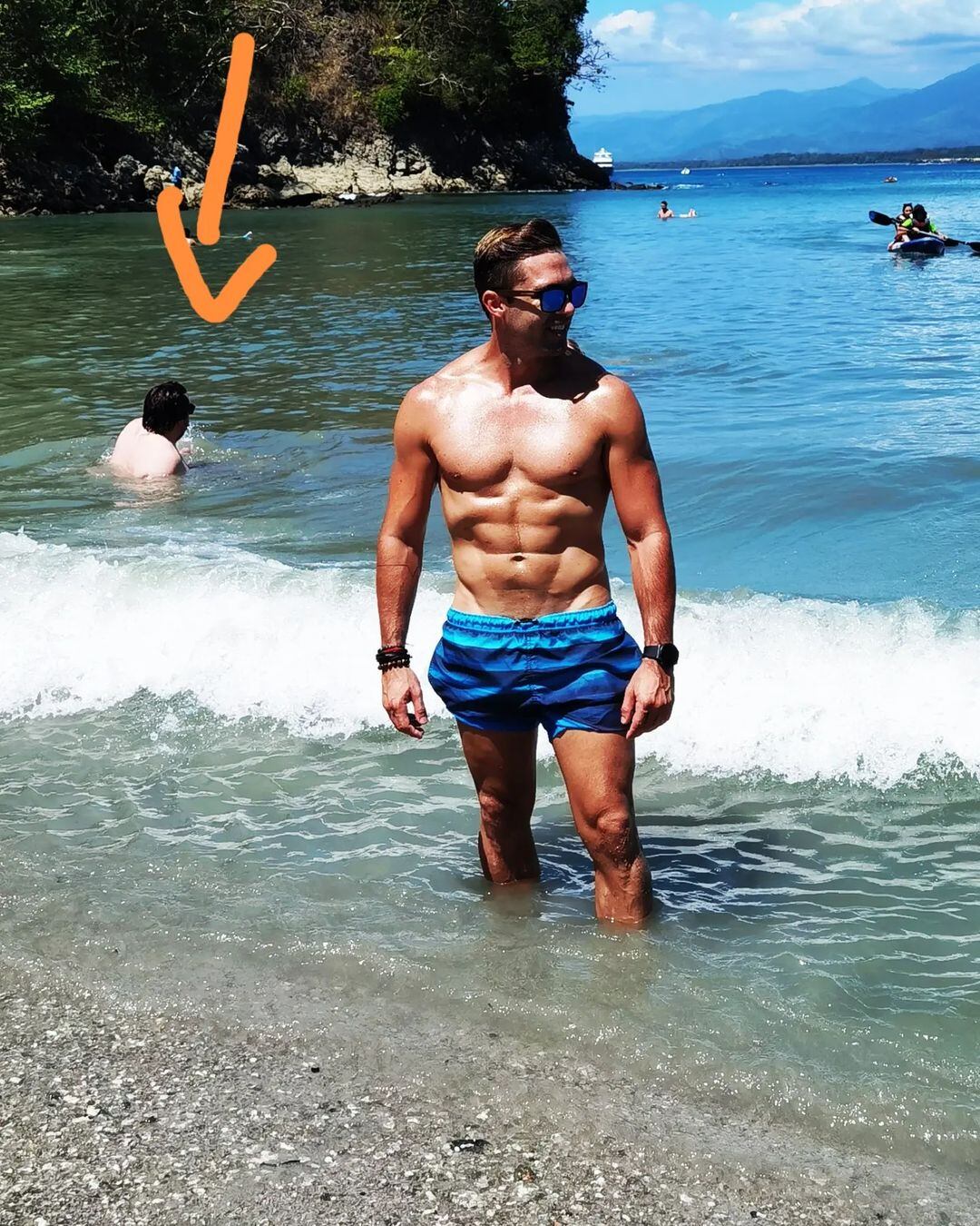 Ítalo Marenco, meme playa