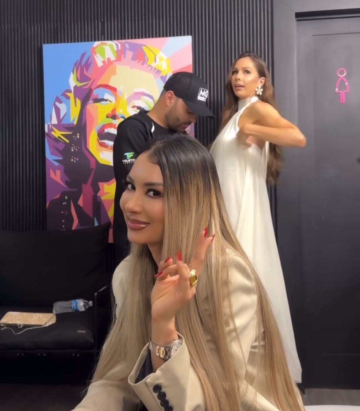 Elena Correa y Nicole Carboni