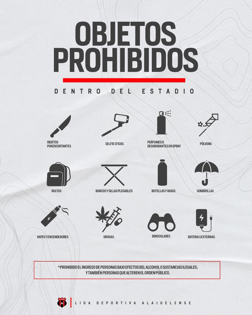 Liga Deportiva Alajuelense aumenta las medidas de seguridad en el Estadio Alejandro Morera Soto.