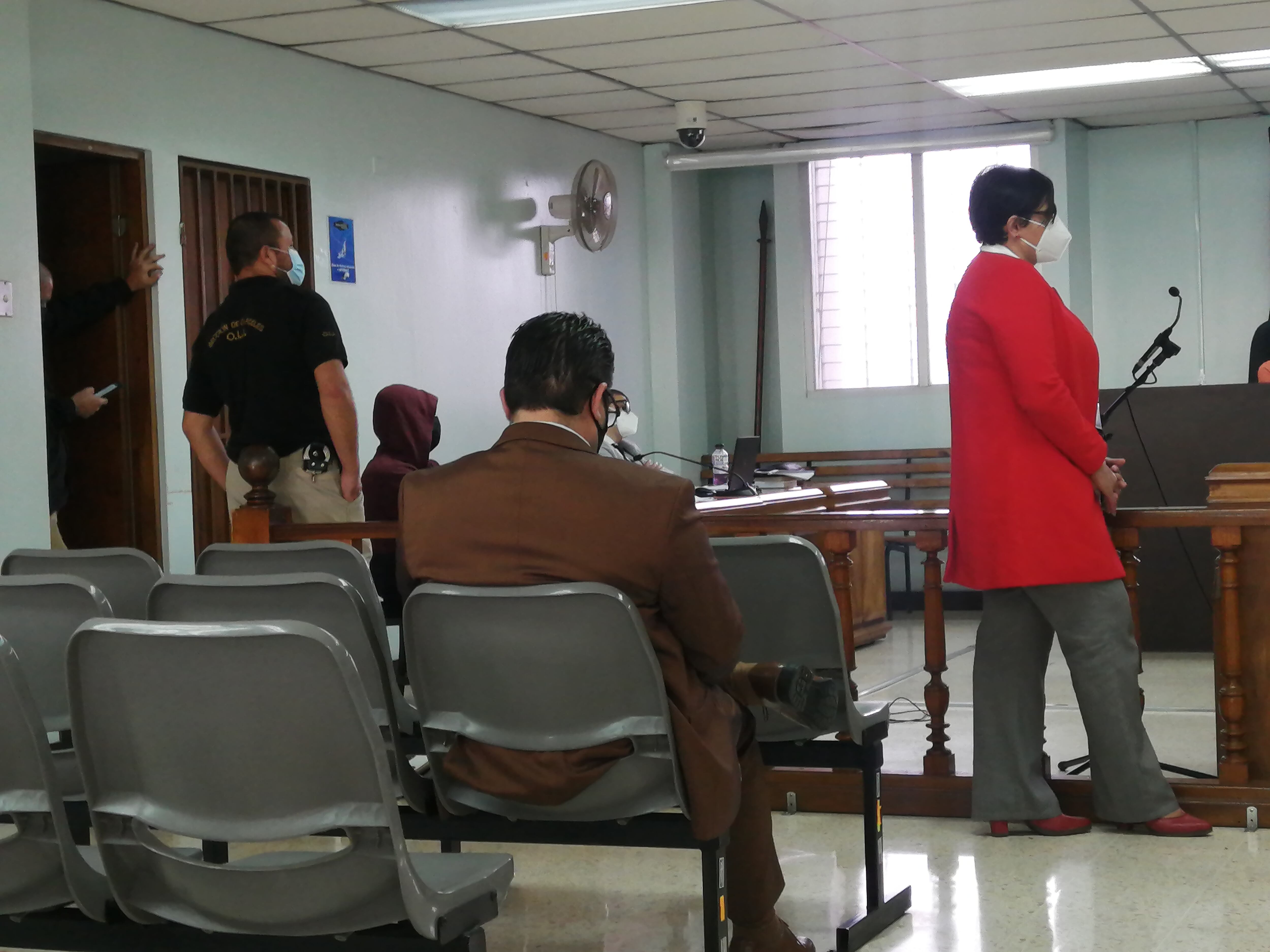 Juicio por homicidio de Allison Bonilla. Foto Keyna Calderón.