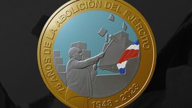 Los 75 años sin ejército tendrán su propia moneda y está chivísima
