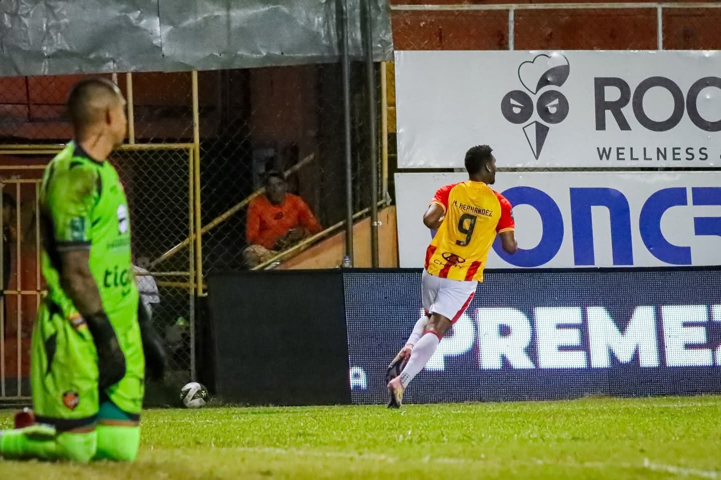 Marcel Hernández volvió a marcar con el Herediano ante Puntarenas
