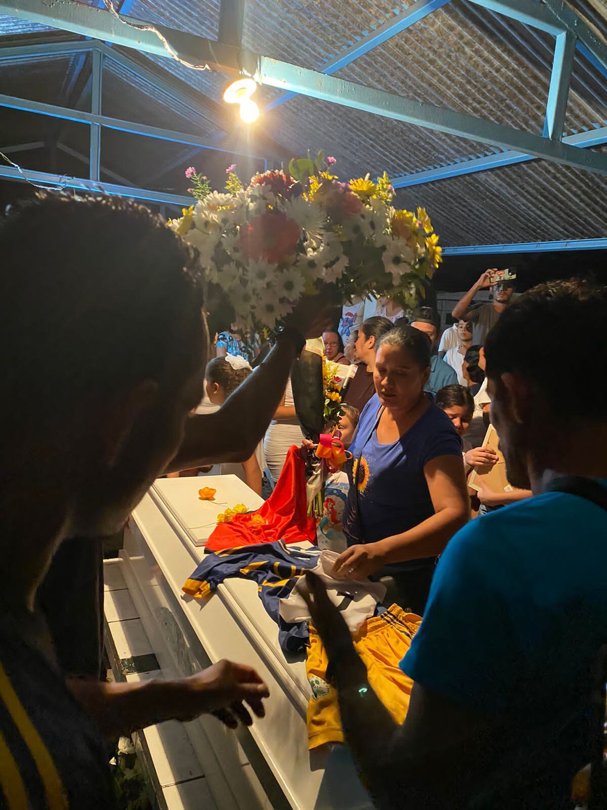 Keider Zeledón, niño arrastrado por río en Limón.Foto autorizada por Rebeca Cortés.