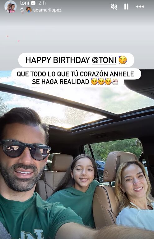 Toni Costa en su cumpleaños número 42.