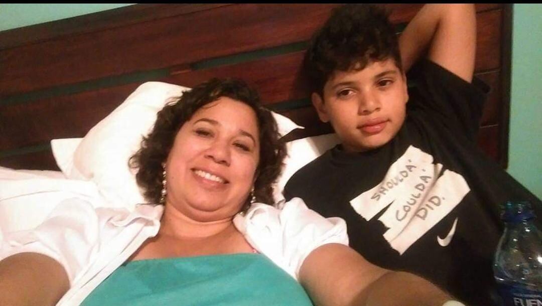 La nicaragüense Claudia Vargas celebró el Día de la Madre lejos de sus hijos