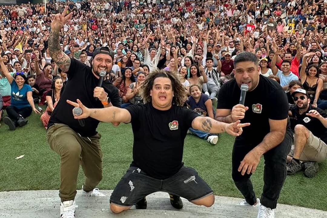Pepe, Choché y Gallina se roban el show a donde van.
