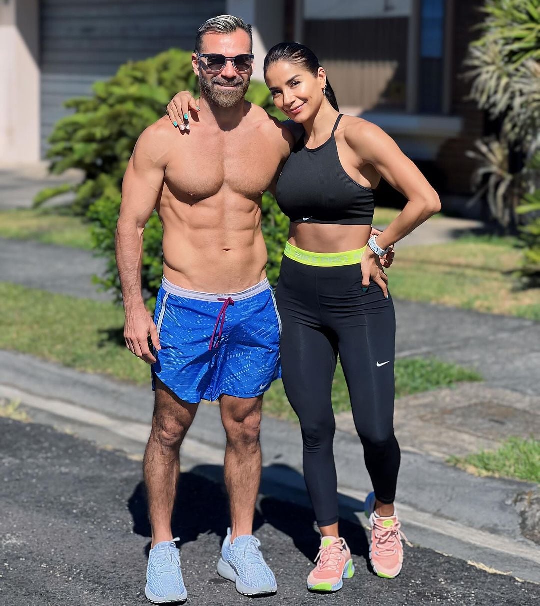 José Francisco "Cocha" Alfaro y su esposa Karol Uzaga.