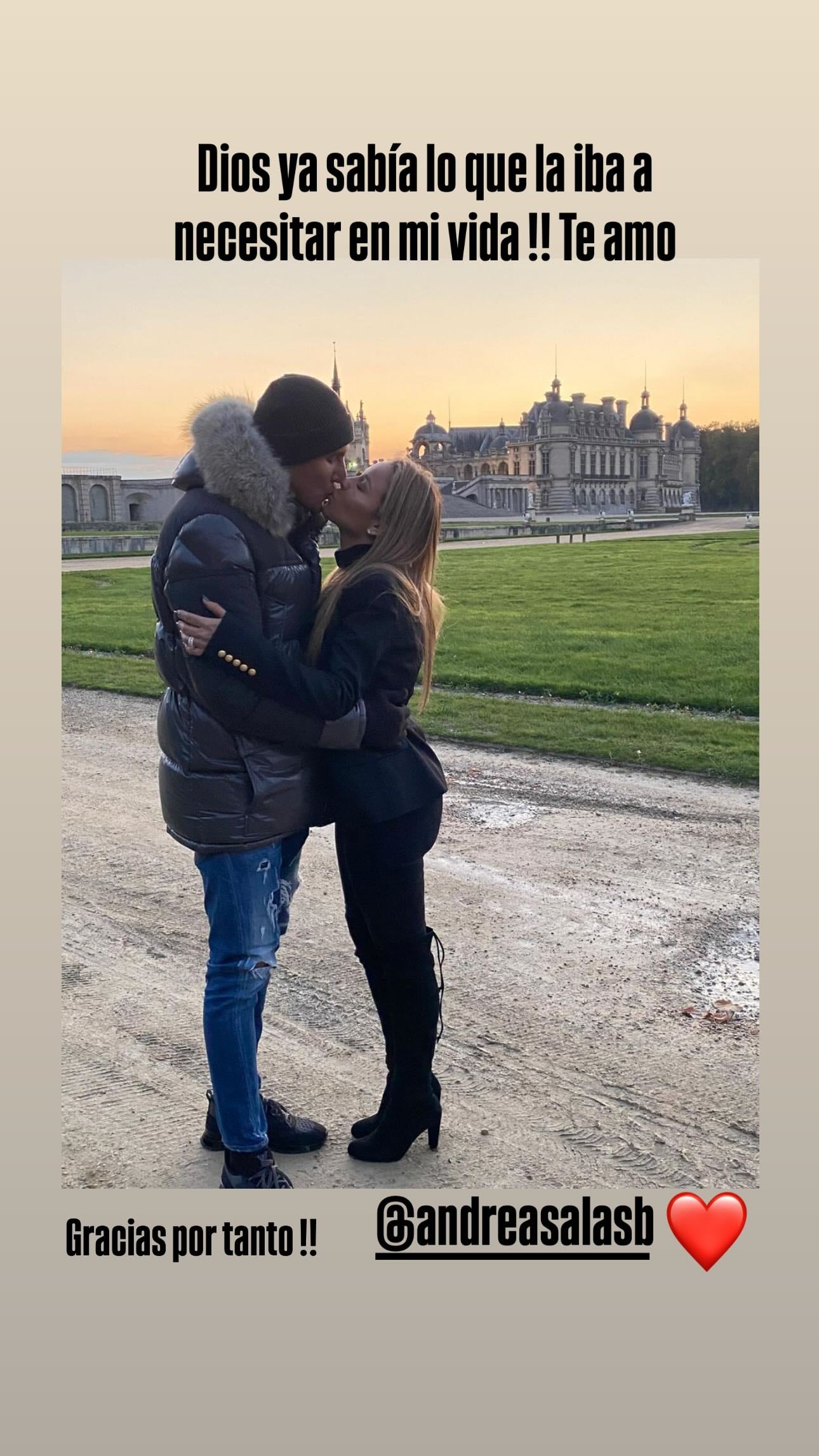 Keylor Navas y Andrea Salas viven un gran momento