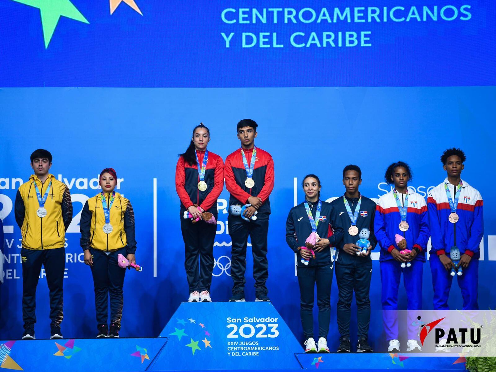 María Paula Salas Rodríguez es una taekwondista que tiene 20 años y ganó dos medallas de oro en taekwondo pumsae de los Juegos Centroamericanos y del Caribe San Salvador 2023