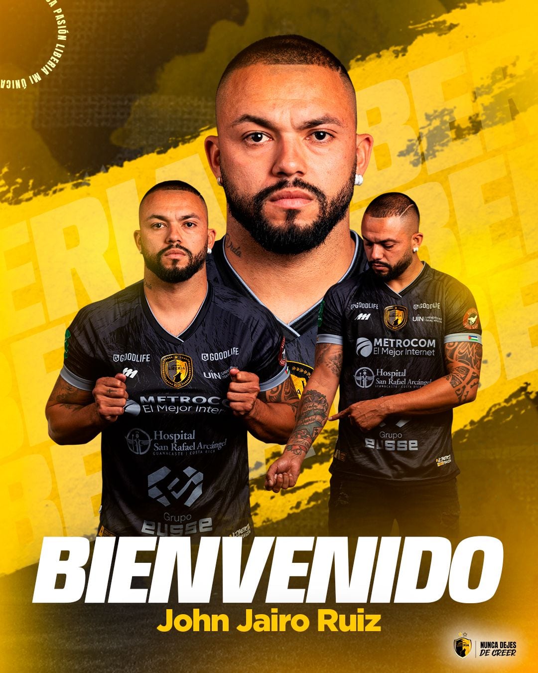 John Jairo Ruiz es el nuevo refuerzo de Liberia.