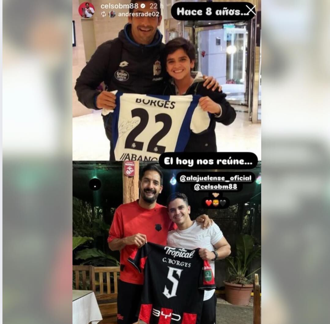 Andrés Ramírez y Celso Borges tienen una buena relación y una bonita anécdota juntos.