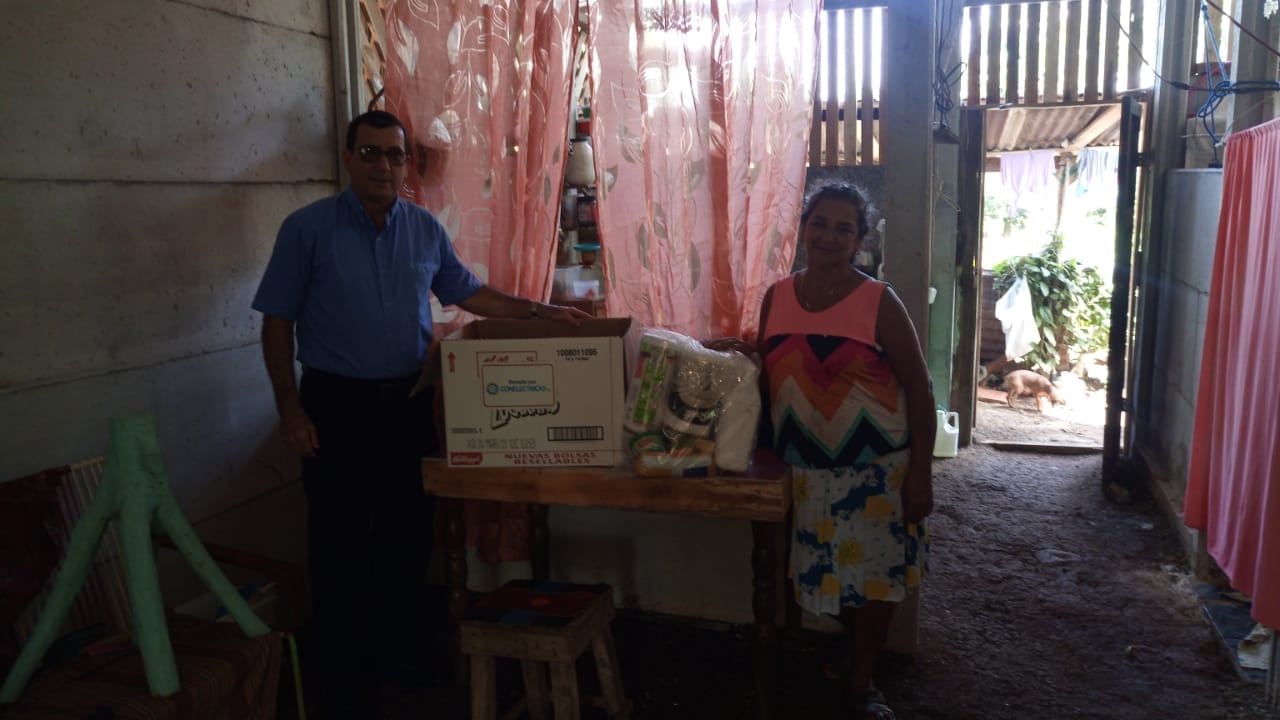 A través de la campaña Manos solidarias, se recibió apoyo de empresas de San Carlos, proveedores y colaboradores del Consorcio para realizar entregas de canastas de víveres a familias vecinas de la Zona Norte