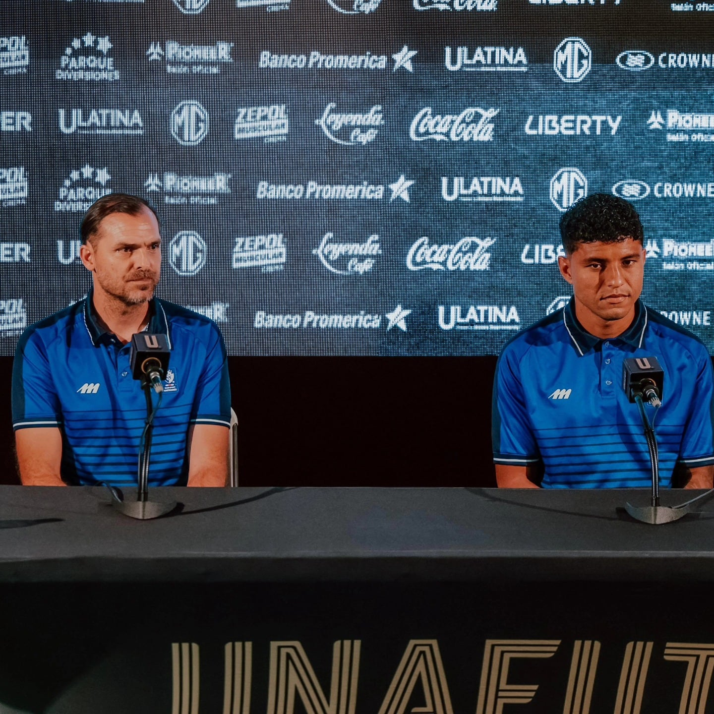 Andrés Carevic y Johan Venegas.