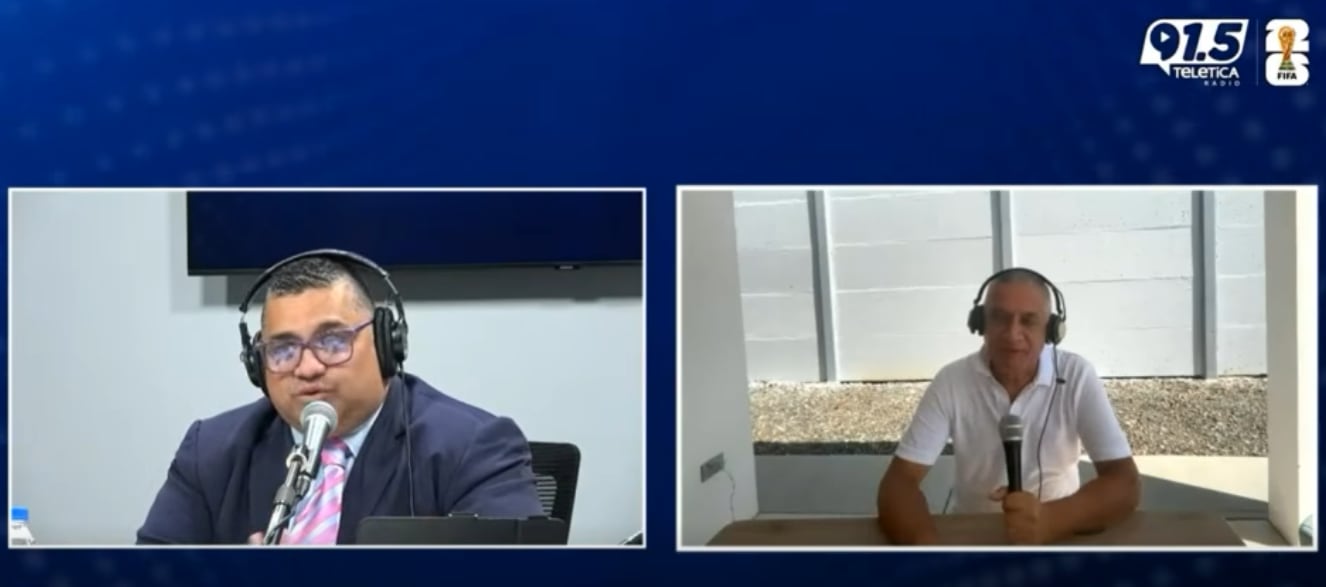 Christian Sandoval presentó oficialmente a Leonardo Cordero como parte de Teletica Radio.