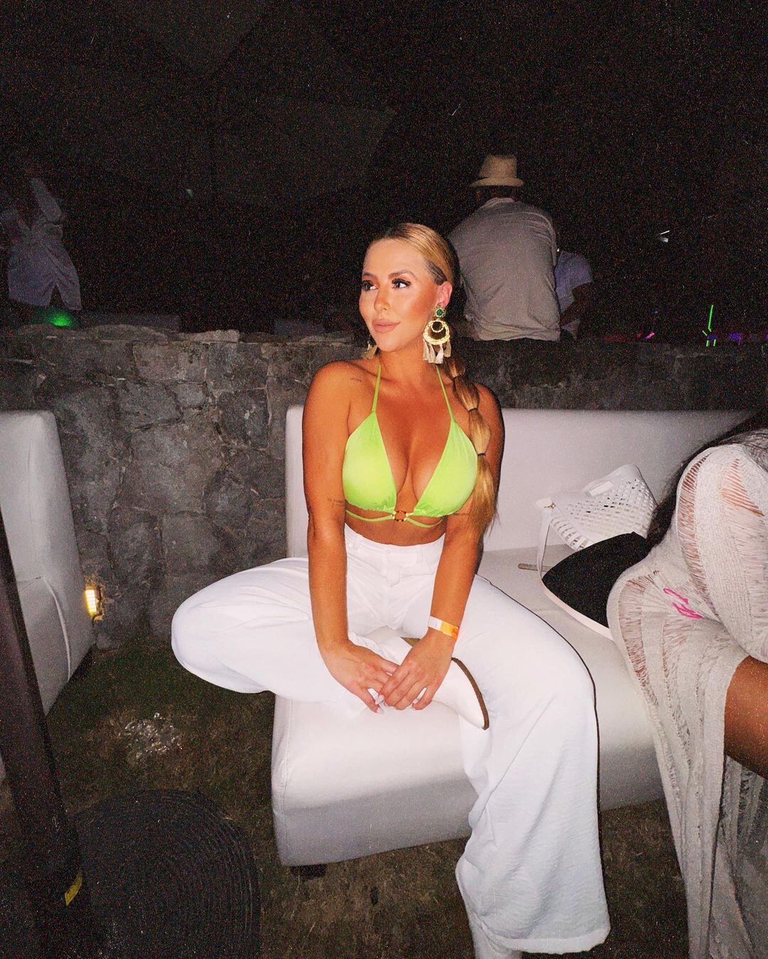 Keyla Sánchez, presentadora de canal 7