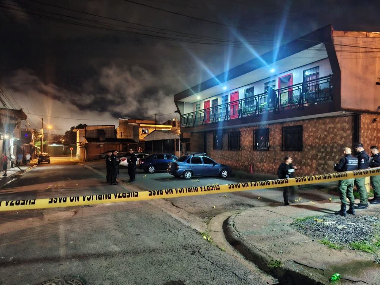 La balacera ocurrió a 300 metros de una delegación policial. Foto tomada de Facebook.