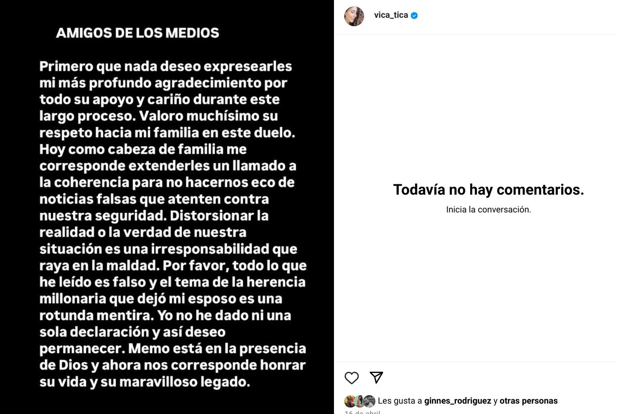 Vica Andrade, expresentadora tica casada con el productor mexicano Memo del Bosque