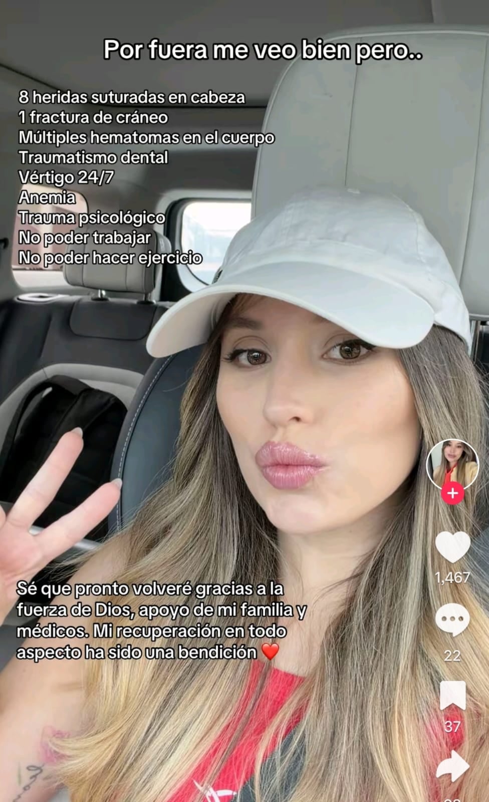 Esta es la publicación que Jennifer hizo en su cuenta de Tiktok.