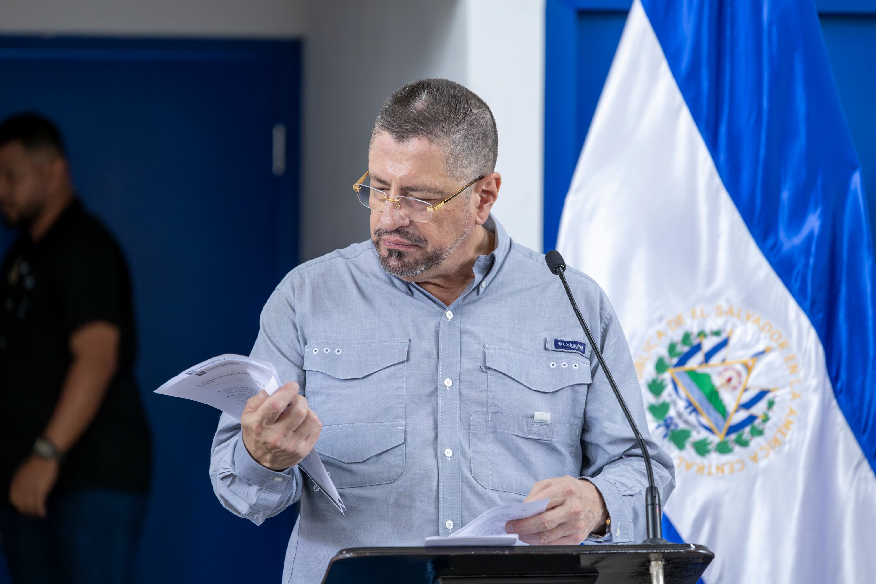 12/11/2024, Alajuela, Cárcel La Reforma, visita de el presidente Rodrigo Chaves junto con el presidente de El Salvador Nayib Bukele.