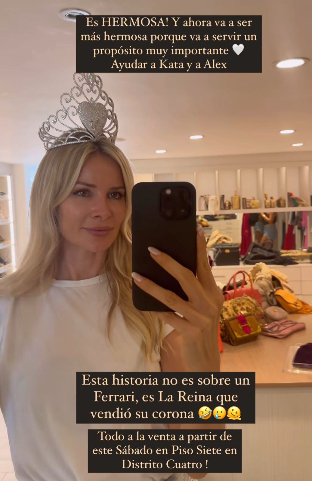 Leonora Jiménez contó que el artículo que decidió añadir en venta es con un propósito muy importante