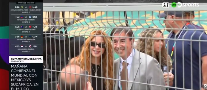 Marcelo Benedetto cumplió su objetivo de tomarse una fotografía junto a Shakira.