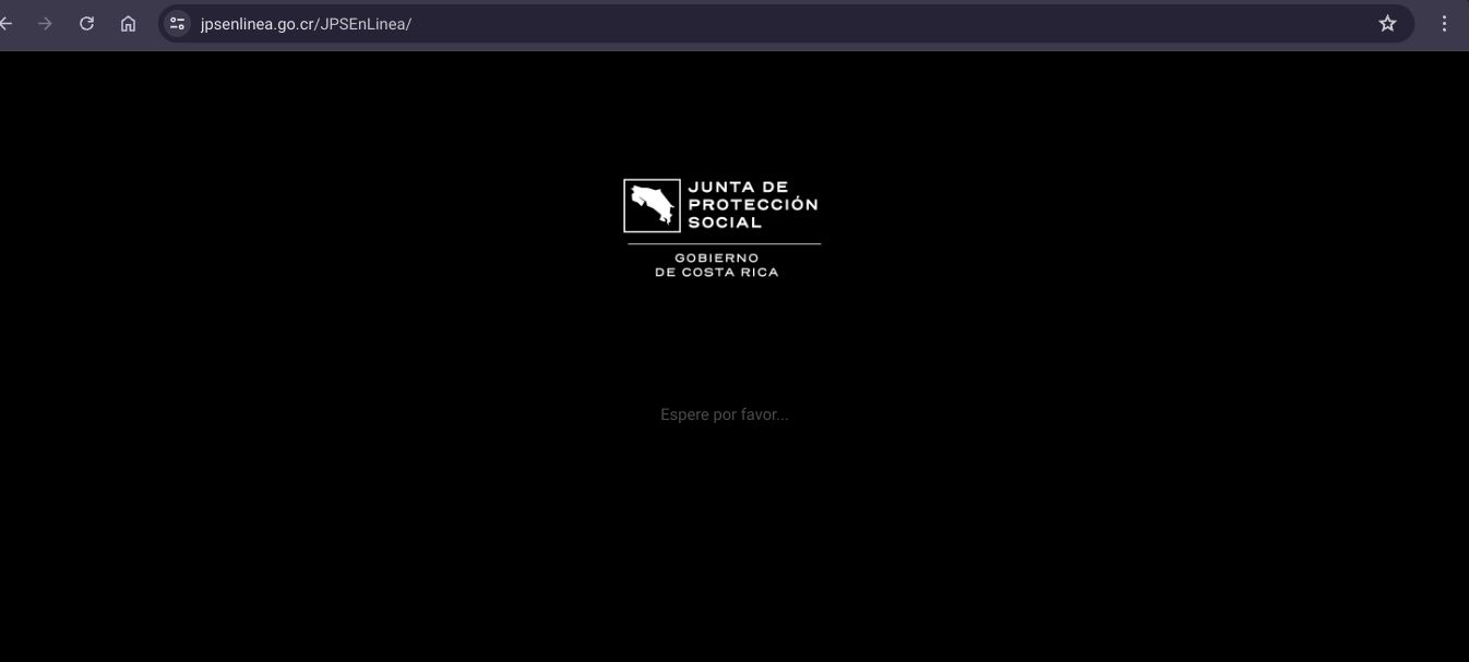 Así aparece la página de la Junta, hay personas que aseguran no pueden comprar en línea.