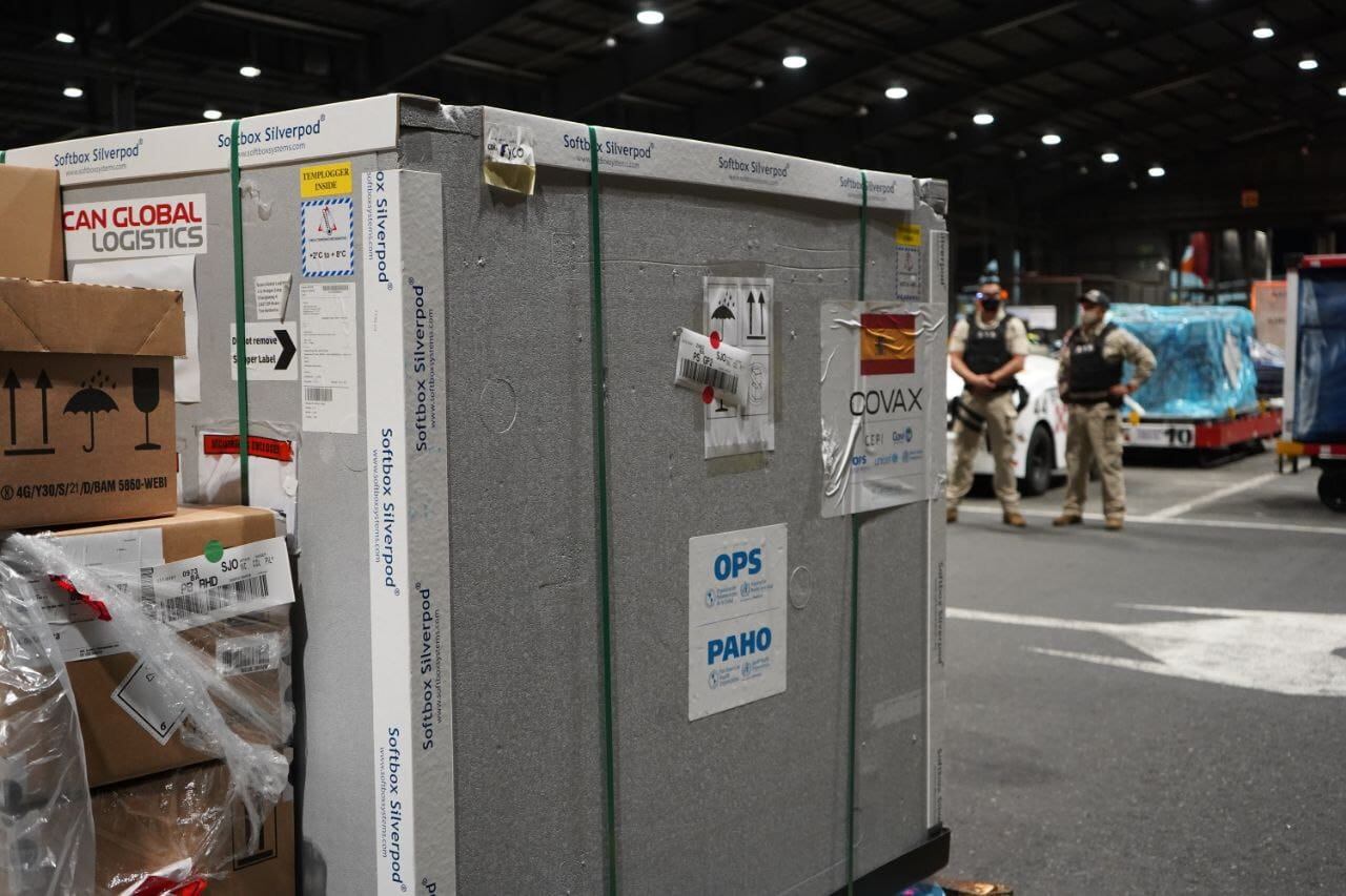 En cinco días de setiembre del 2021 Costa Rica recibió 851.190 dosis contra el covid-19, lo que convierte a la semana pasada en histórica.