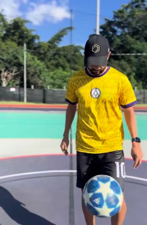 El jugador también se enfoca en el desarrollo de su academia de fútbol. Instagram Marvin Angulo.