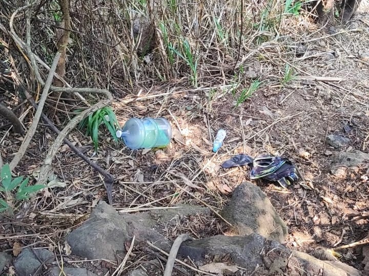 La situación fue descubierta en Santa Rosa de Santo Domingo, en Heredia. Foto Recope.