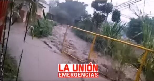 El cantón de La Unión es de los más afectados por las lluvias. Foto La Unión Emergencias.