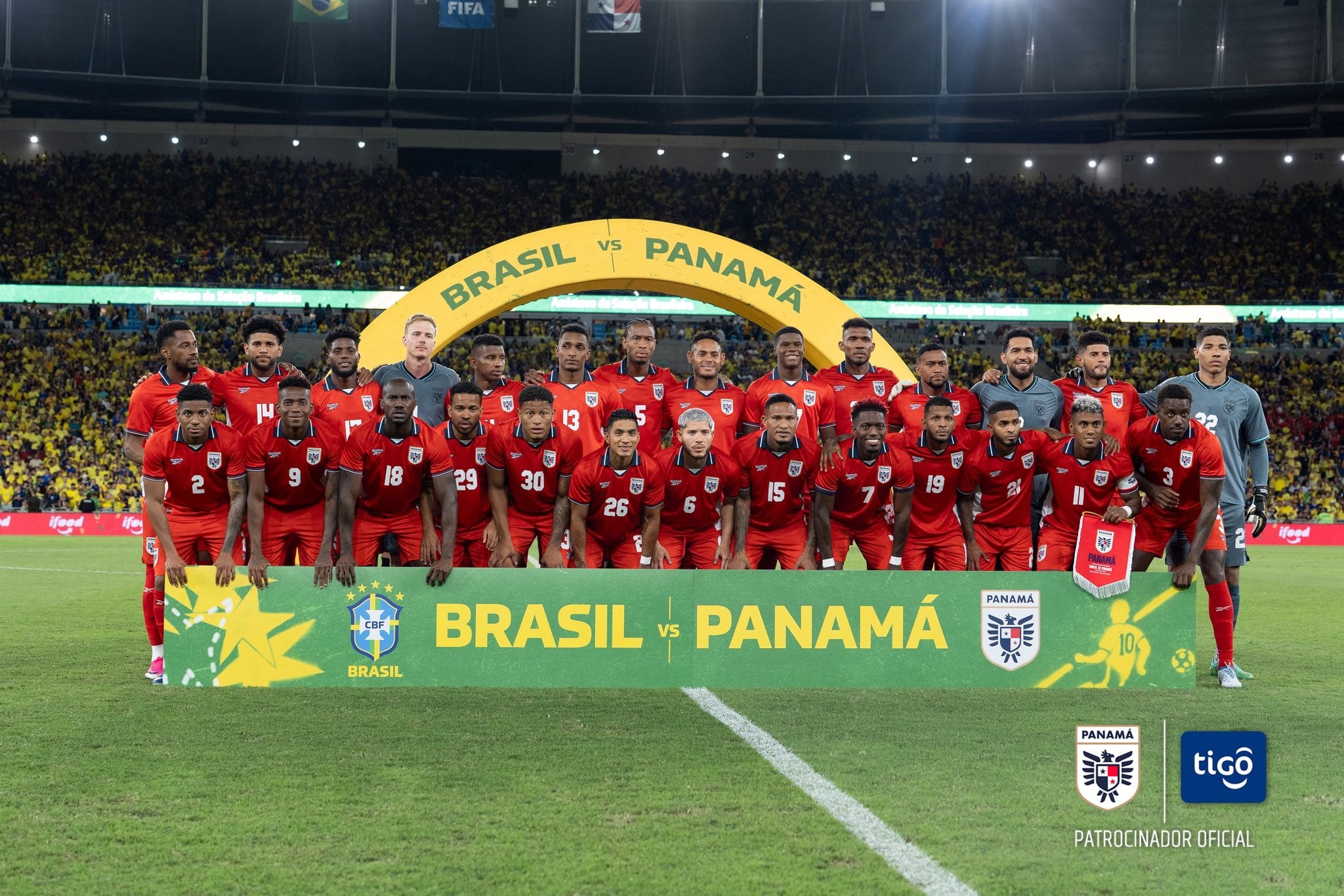 La Selección de Panamá se vio mal ante Brasil en el Maracaná.