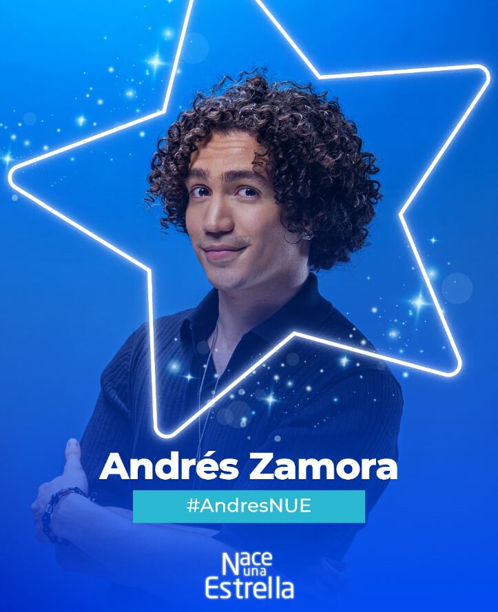 Andrés Zamora, participante de Nace una estrella 2025