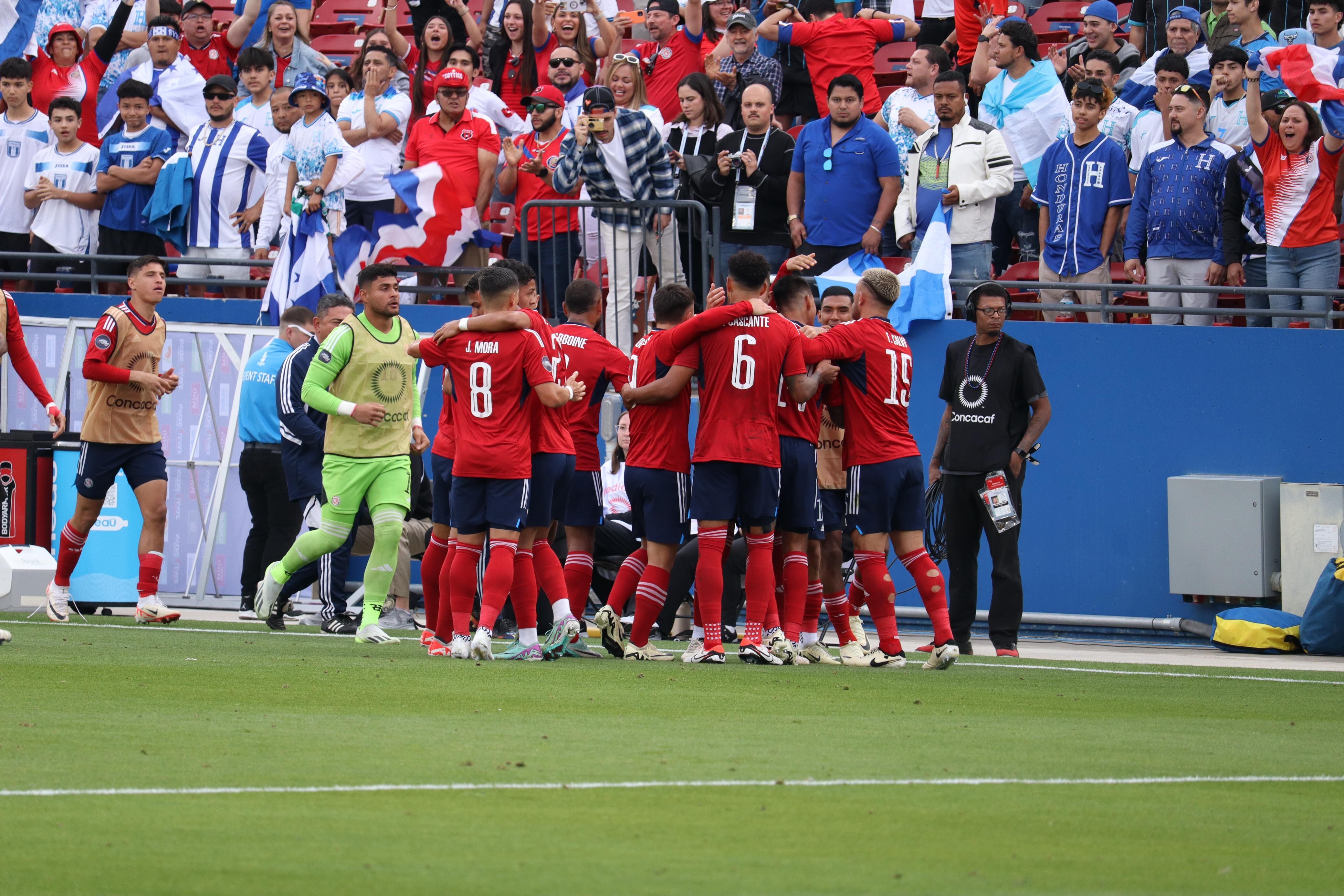 Costa Rica vs Honduras cortesía Fedefutbol