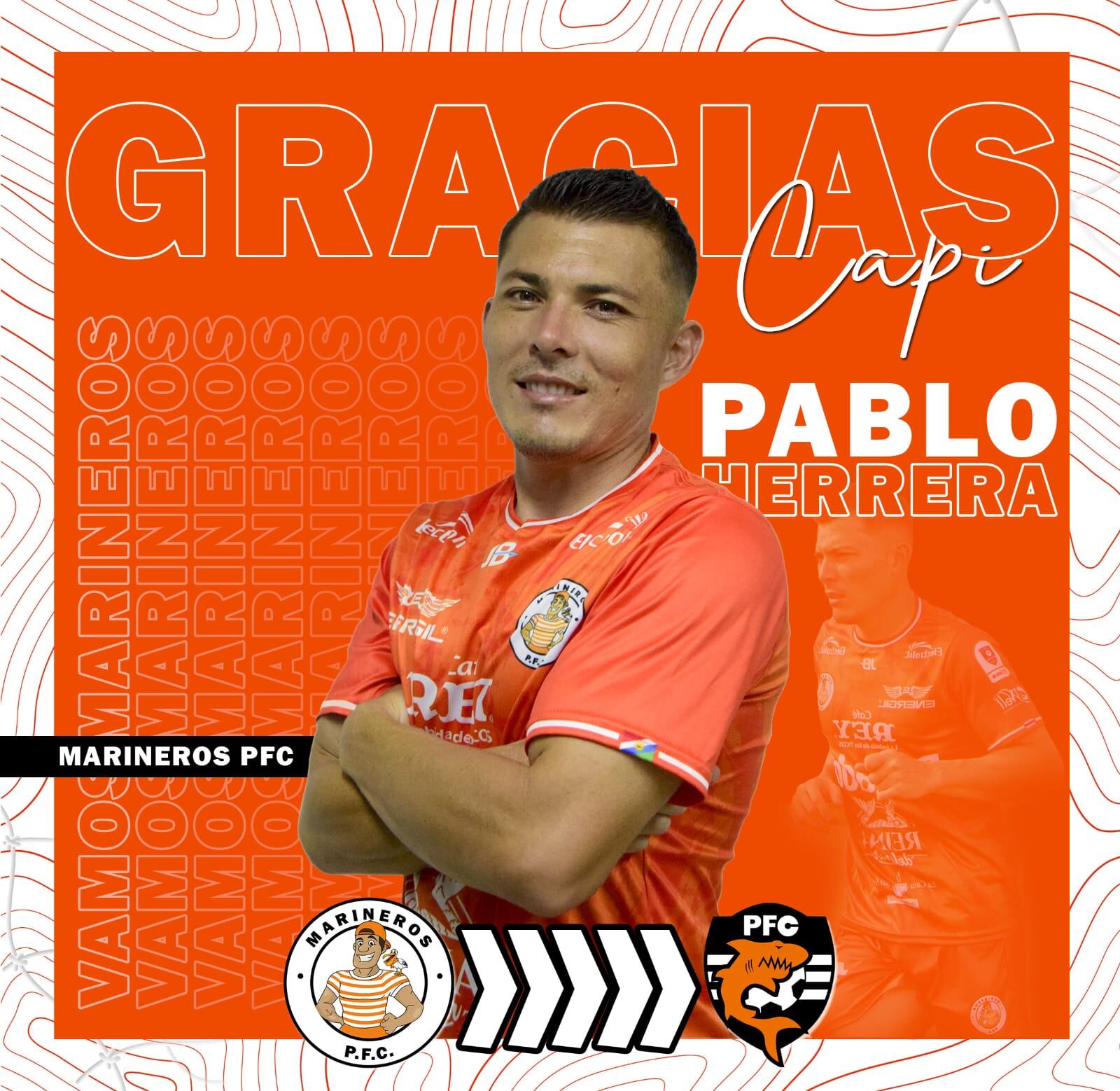 Pablo Herrera se convierte en el nuevo refuerzo del Puntarenas FC. Prensa Marineros.