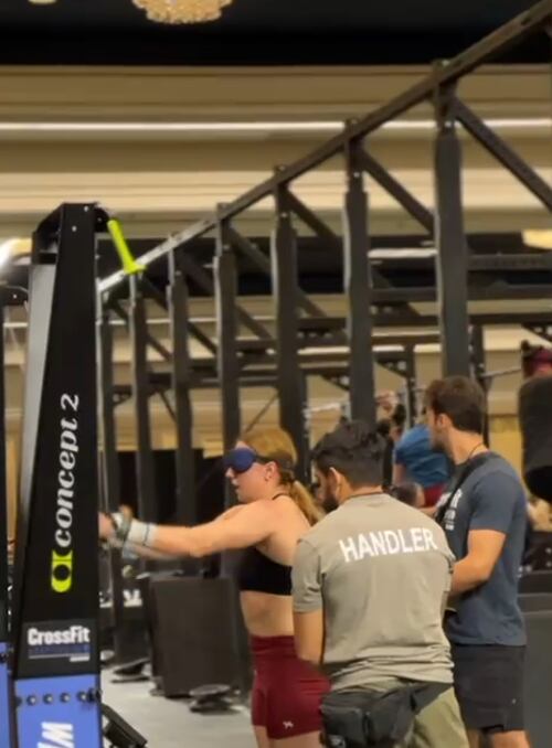 Andrea Agüero se proclamó campeona de los Juegos de CrossFit adaptados, en Las Vegas. Cortesía.