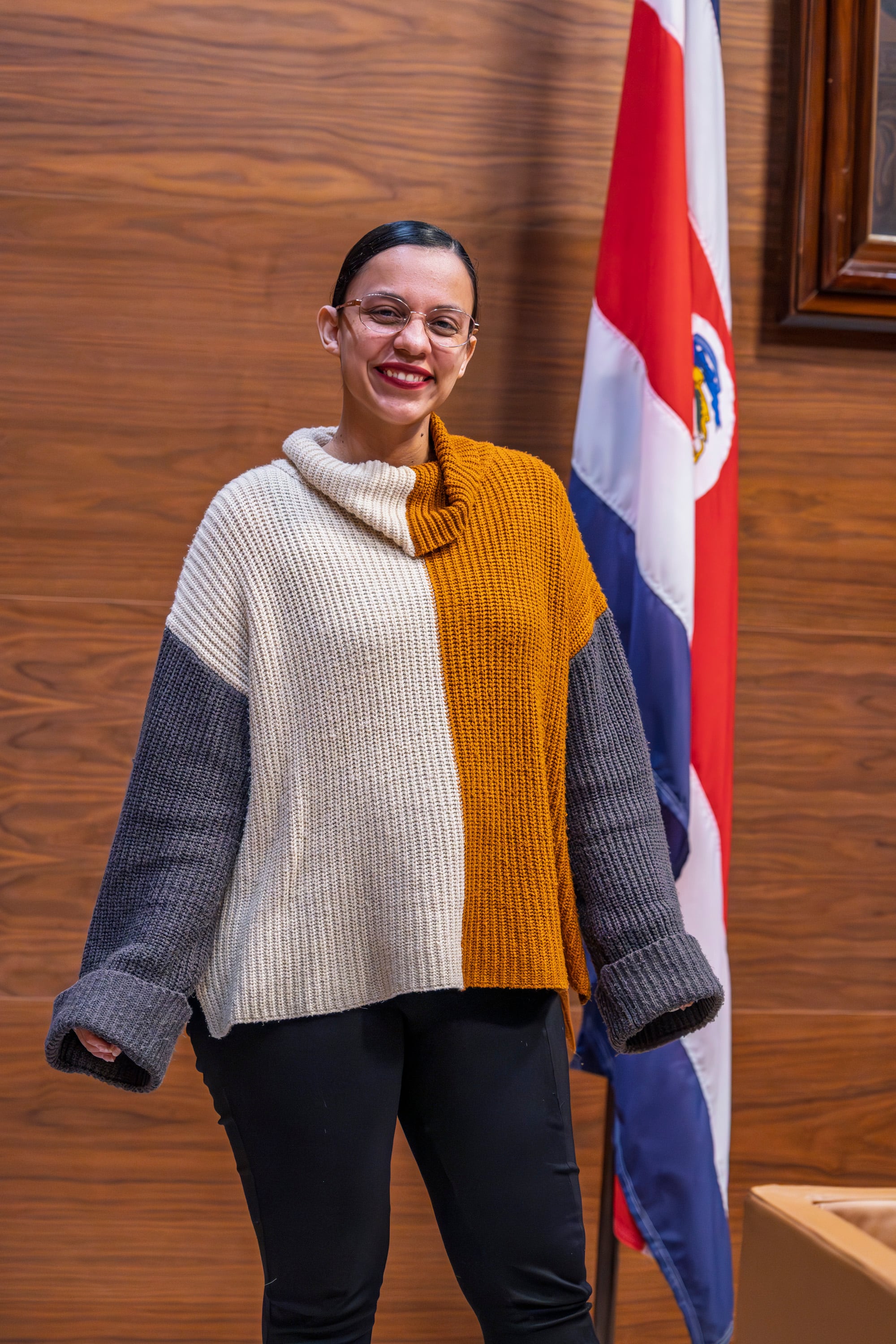 21/05/2025, San José, Asamblea Legislativa, entrevista con la diputada del Frente Amplio, Sofía Guillen.