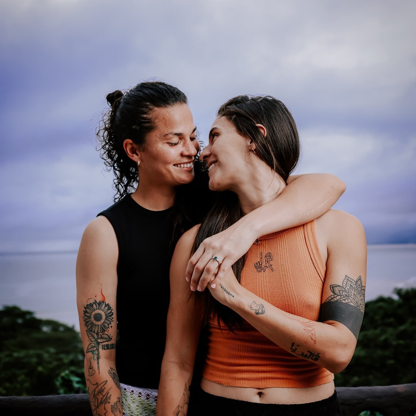 Así celebró Noelia Bermúdez su compromiso con Fabiola Villalobos. Instagram.