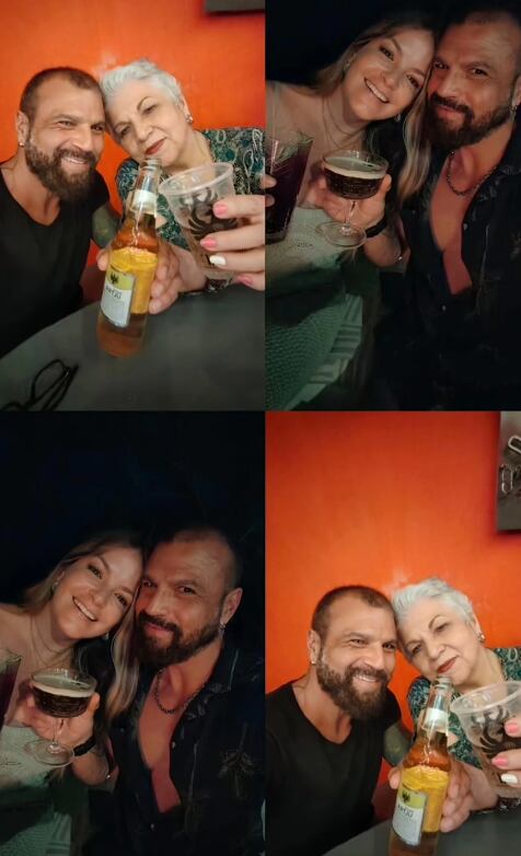 Pablo Rodríguez y su mamá María Virginia Herrera