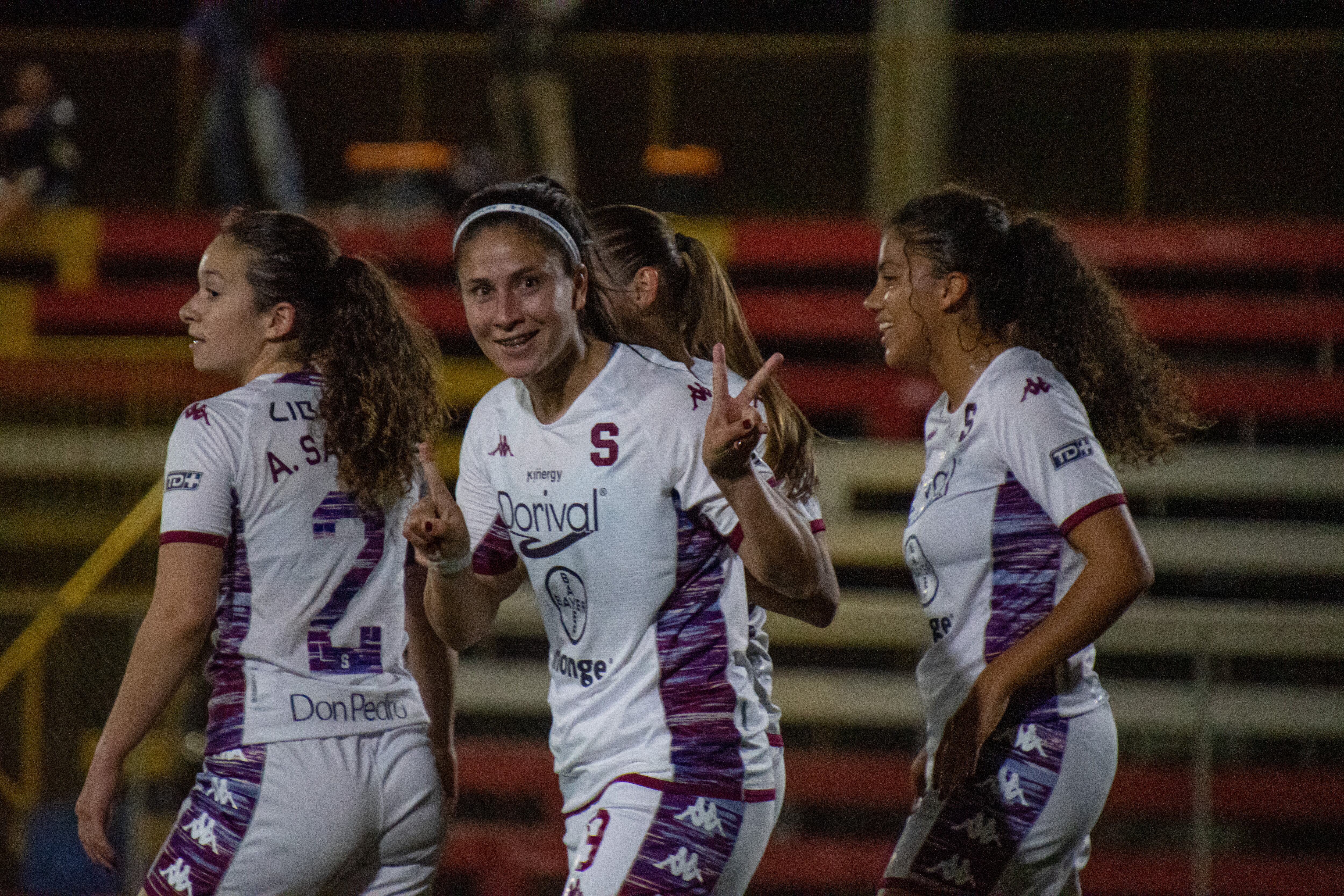 Gloria Villamayor, delantera del Deportivo Saprissa. Cortesía.