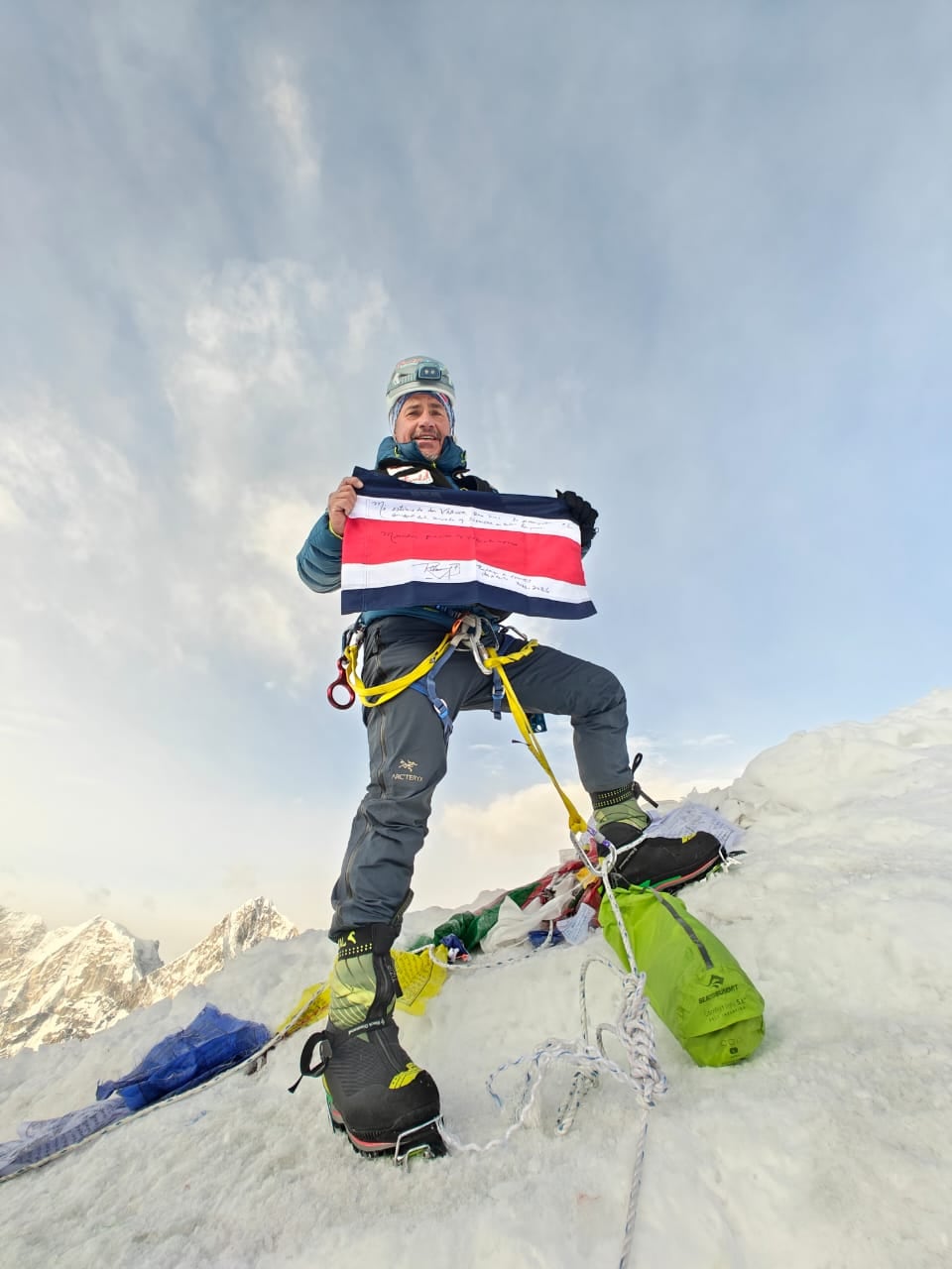 Warner Rojas, montañista. Foto: Cortesía