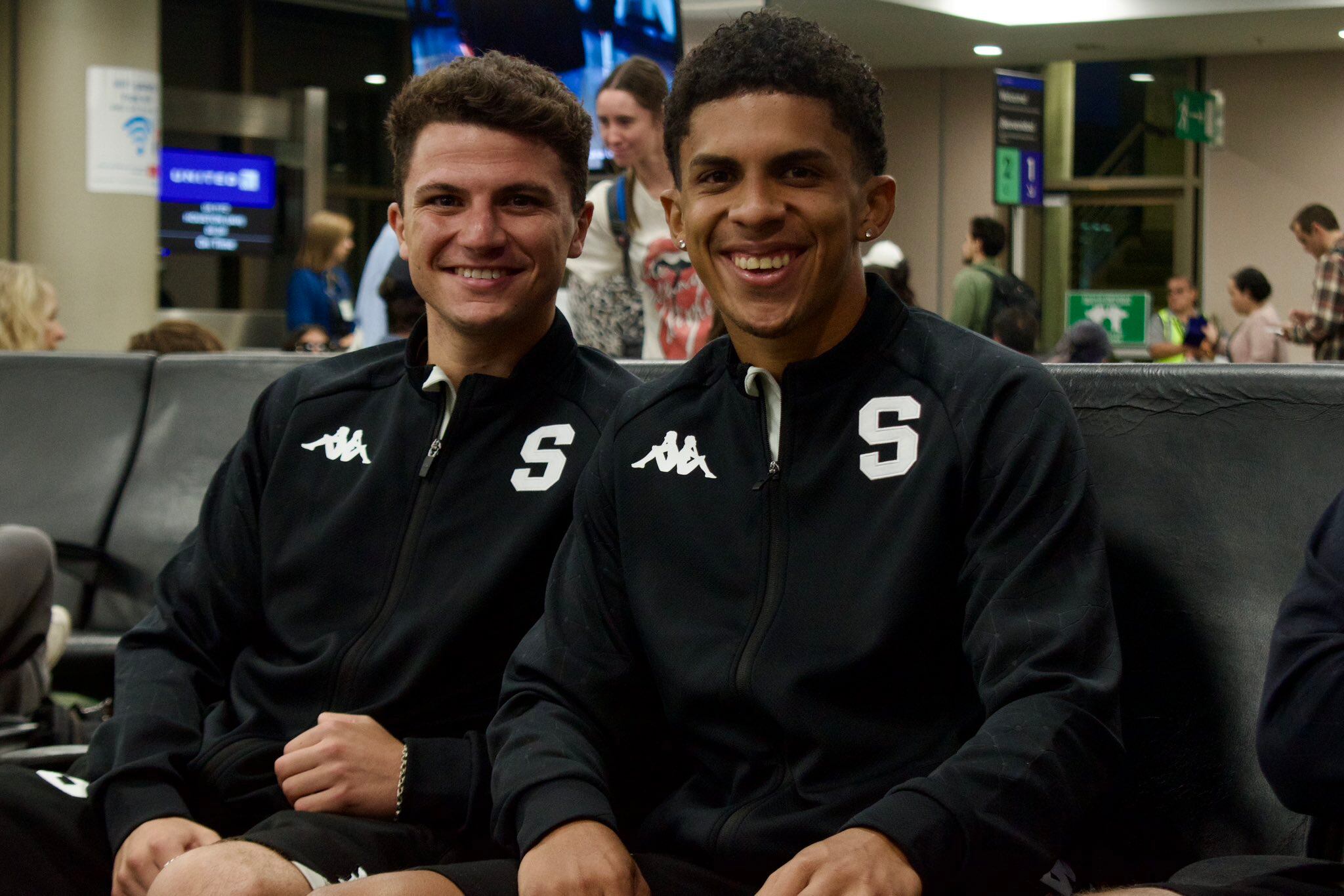 Gino Vivi y Rachid Chirino hasta el momento son las últimas incorporaciones del Saprissa. Foto: Prensa Saprissa.