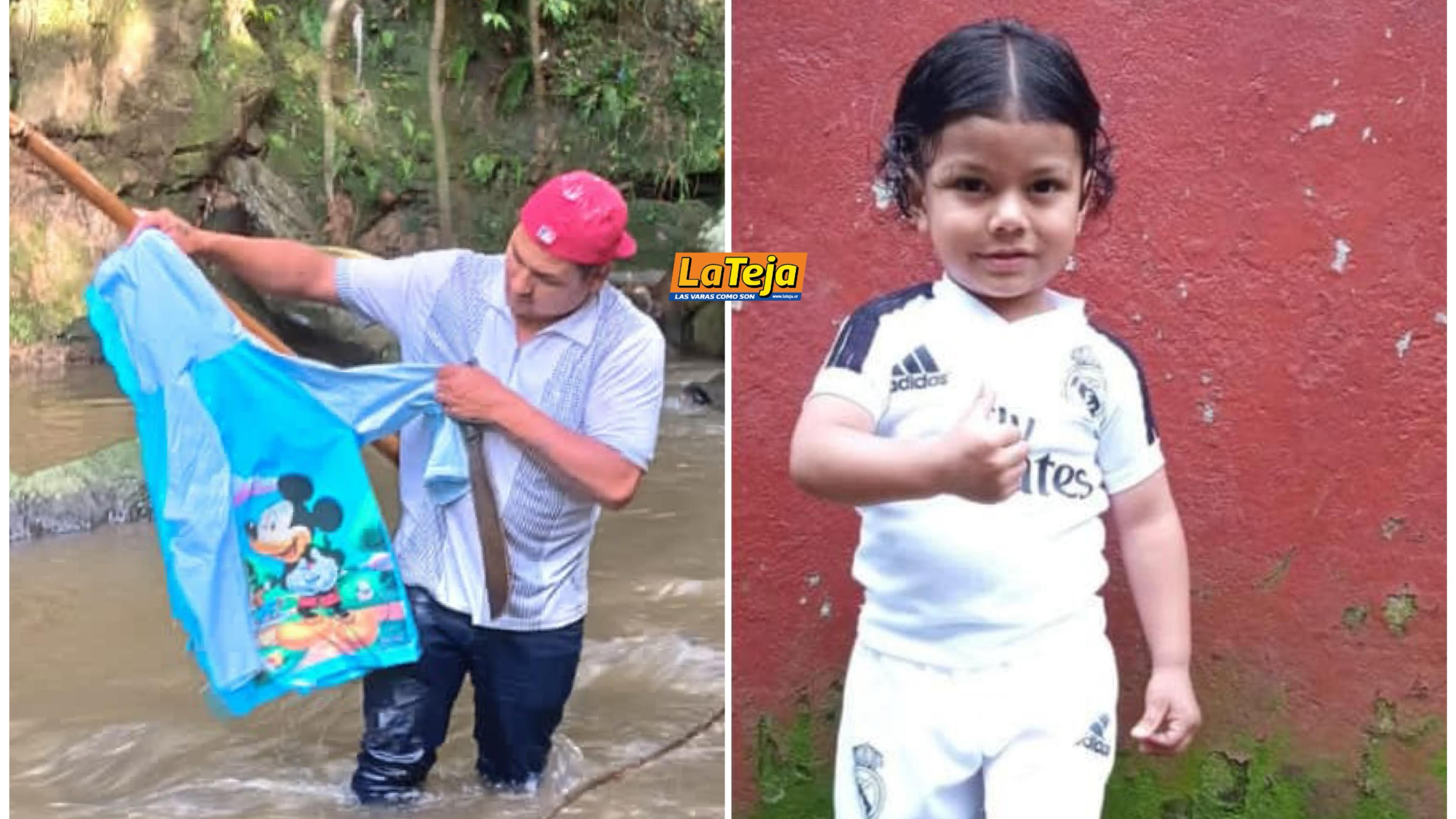La pequeña capa de Leandro Jared Mangas Mangas,, el niño de 5 años desaparecido tras caer en una alcantarilla en Purral, Goicoechea. Foto: Cortesía familia Mangas para La Teja